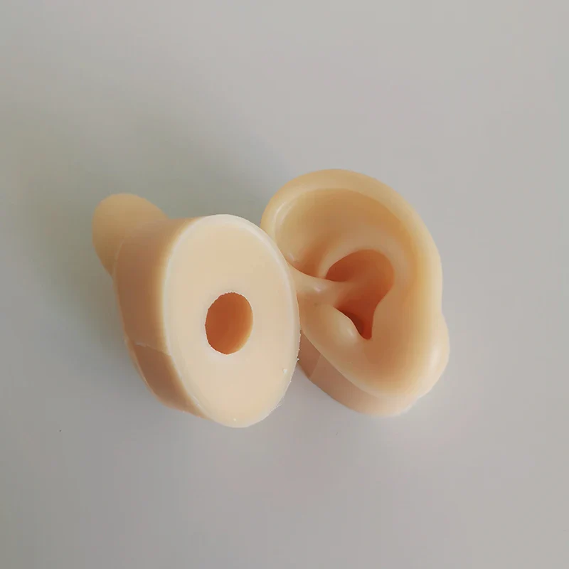 2pcs ASMR sleep aid soft silicone ear model broadcast ear props - Image 4