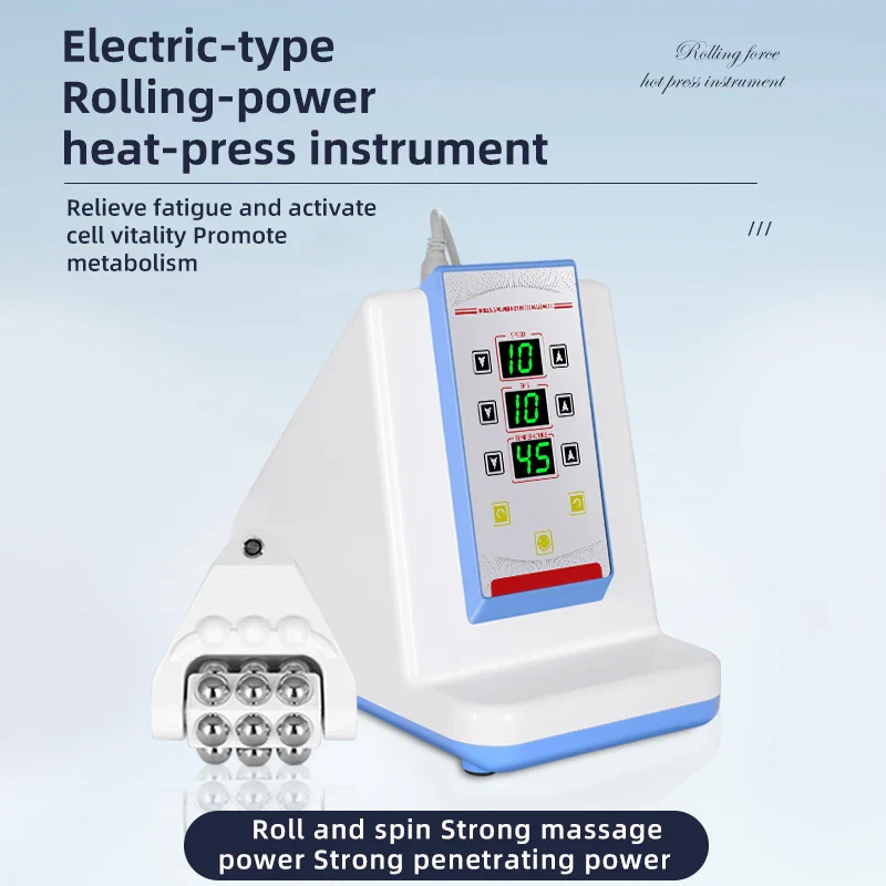 3 IN 1 Massage Roller Microcurrent Massager EMS Heating Back Body Sharping Warm Vibration Weight Loss Machine for Fatigue Relief - Image 5
