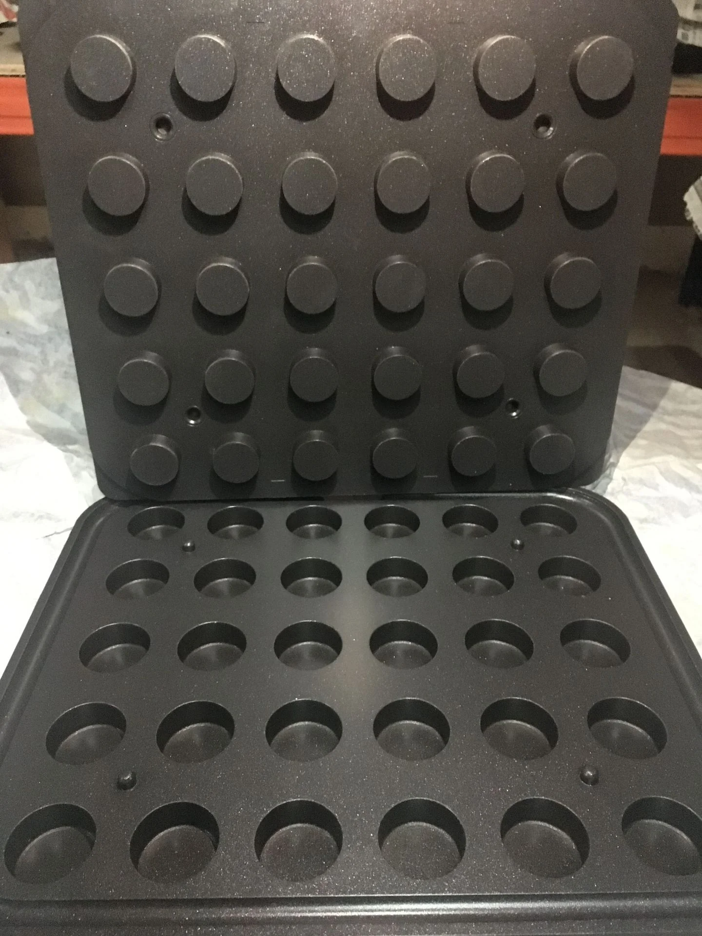 30-Hole Commercial Egg Tart Machine – Versatile Electric Cookie Press & Tart Shell Baker (NP-839) - Image 3