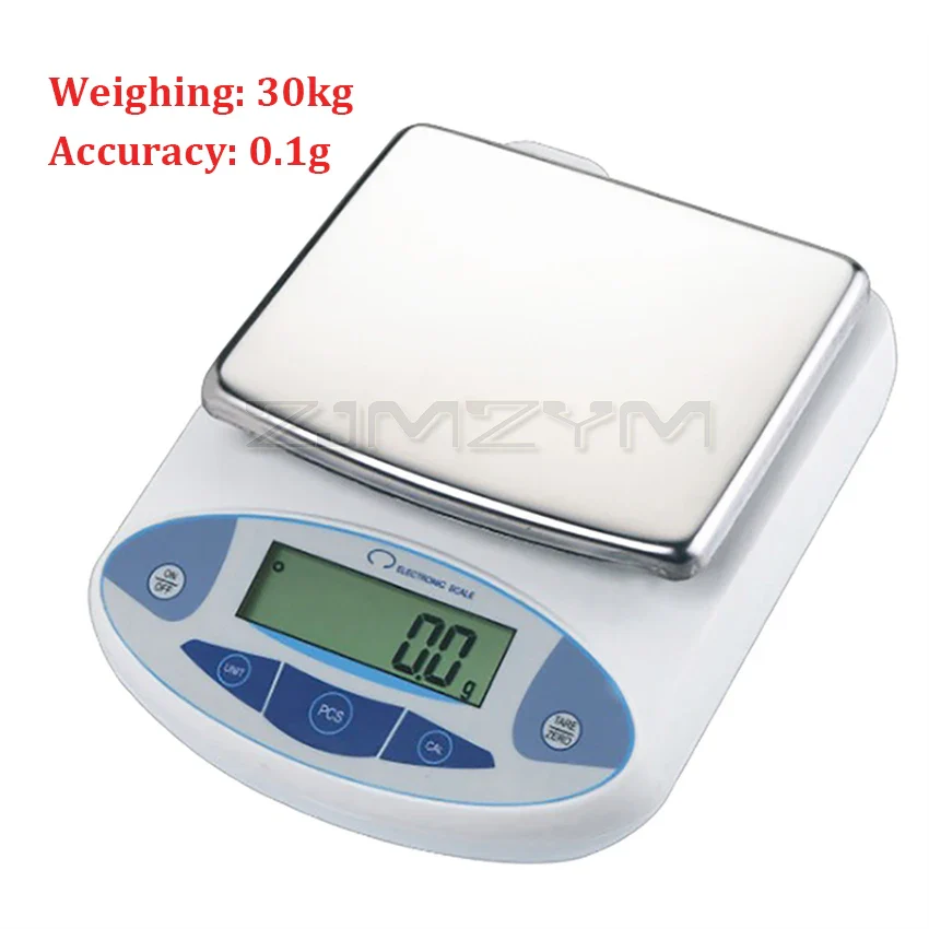 3000/5000g/30kg 0.01g/0.1g Digital Electronic Balance Lab Jewelry Scale High Precision Industrial Kitchen Weighing Balance Scale - Image 10