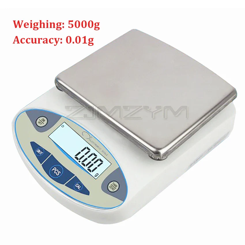 3000/5000g/30kg 0.01g/0.1g Digital Electronic Balance Lab Jewelry Scale High Precision Industrial Kitchen Weighing Balance Scale - Image 8