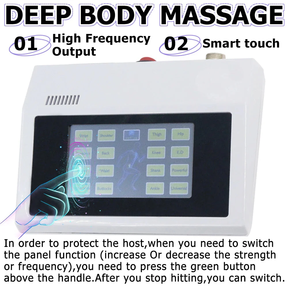 300MJ Professional Shock Wave Therapy Machine For Effective ED Treatment And Knee Pain Relief Physiotherapy Shockwave Massager - Image 3