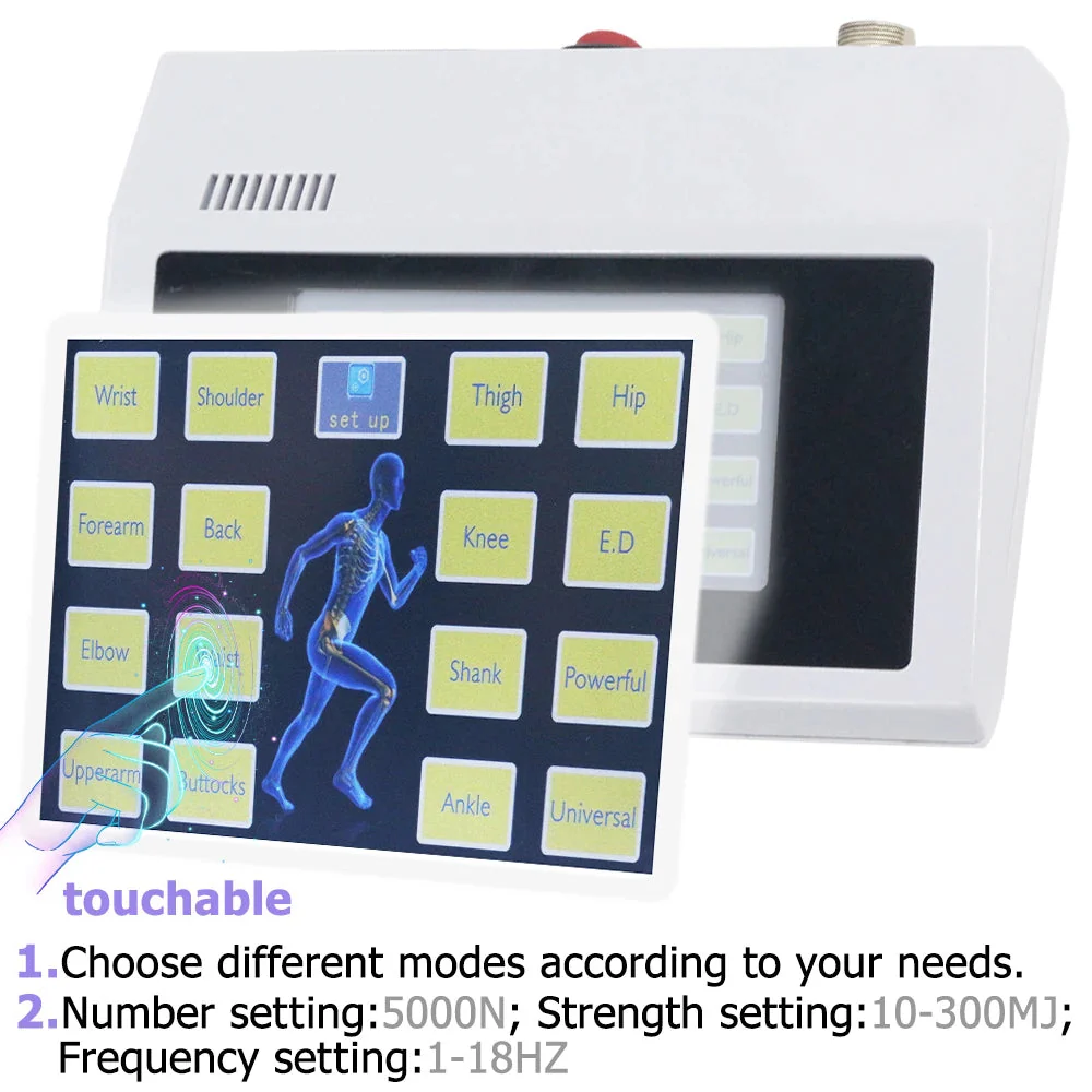 300MJ Professional Shock Wave Therapy Machine For Effective ED Treatment And Knee Pain Relief Physiotherapy Shockwave Massager - Image 5