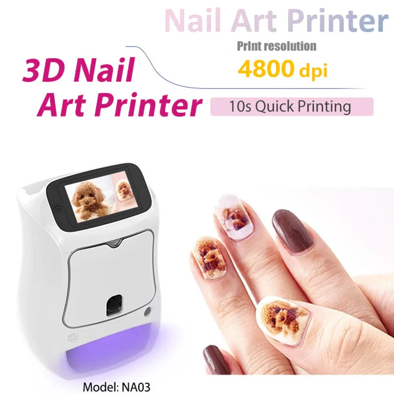 NP-110D 3D Nail Art Printer Machine Creative Drying Integrated Printing Printers Fully Automatic Intelligent Painted Manicure For Salons - Image 2