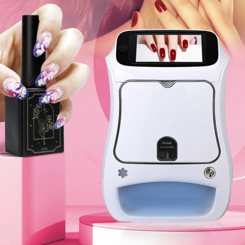 NP-110D 3D Nail Art Printer Machine Creative Drying Integrated Printing Printers Fully Automatic Intelligent Painted Manicure For Salons - Image 4