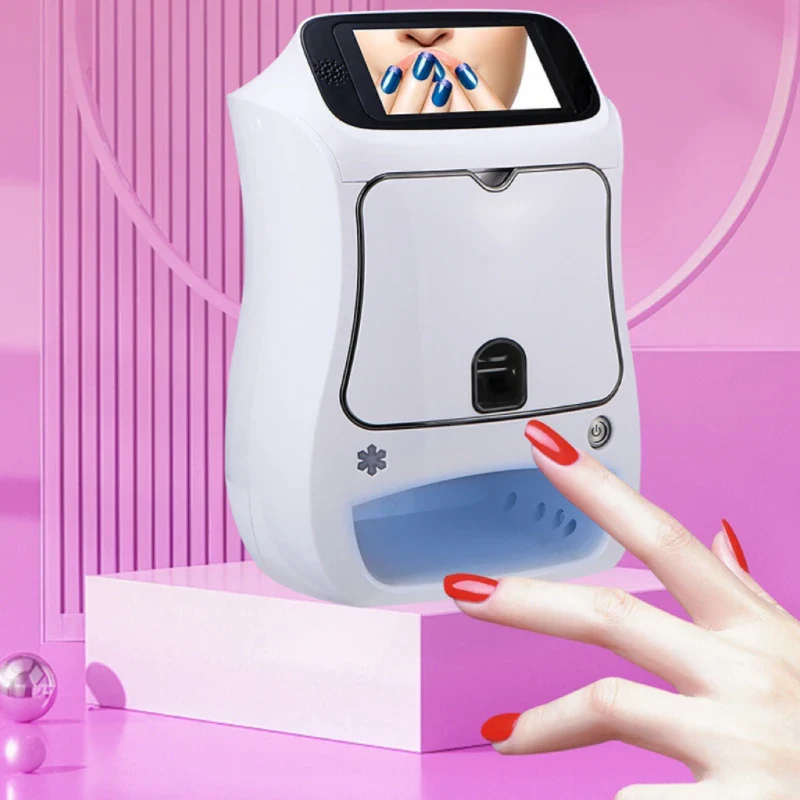NP-110D 3D Nail Art Printer Machine Creative Drying Integrated Printing Printers Fully Automatic Intelligent Painted Manicure For Salons - Image 5