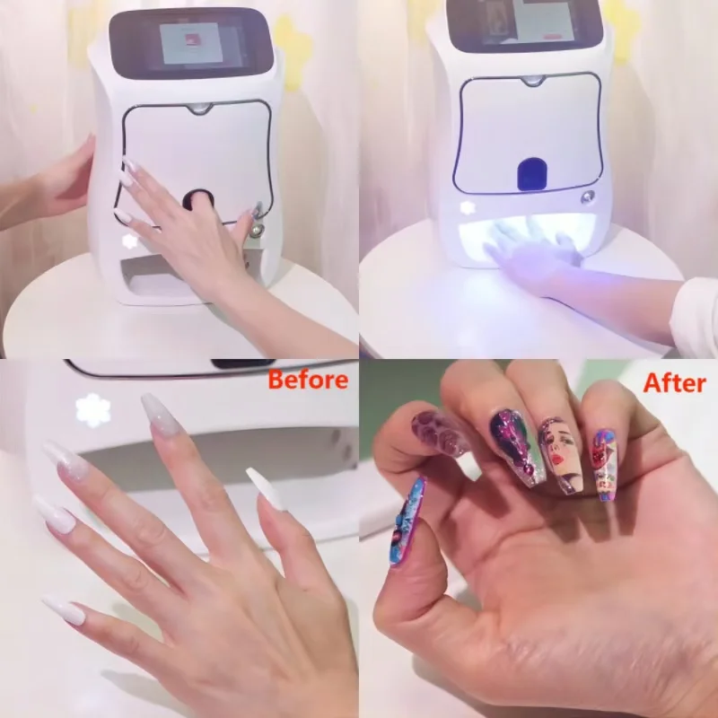 NP-110D 3D Nail Art Printer Machine Creative Drying Integrated Printing Printers Fully Automatic Intelligent Painted Manicure For Salons - Image 6