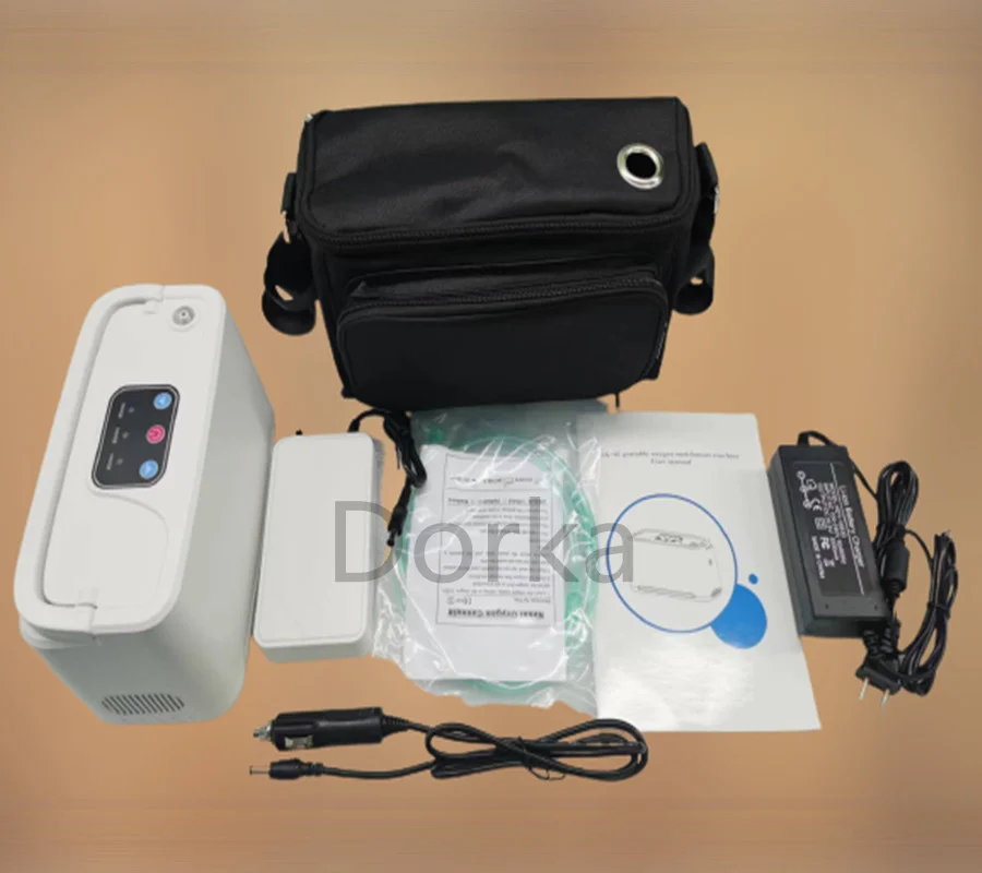3L/mine Mini Portable Oxygen Concentrator with Battery for Home Travel and Car Use Ventilator AC110-220V Low Operation Noise - Image 2