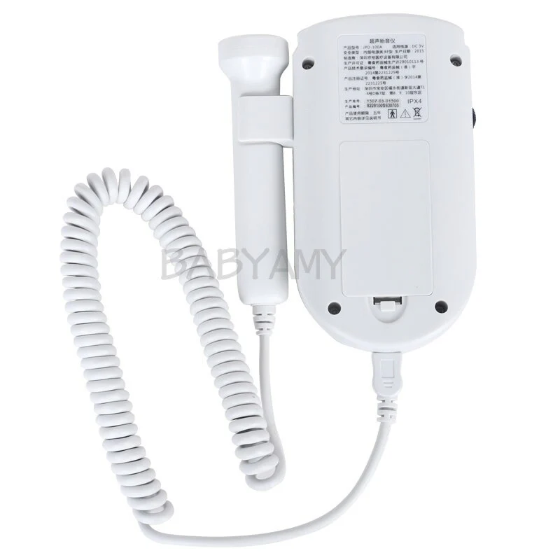 3MHz Pocket Prenatal Fetal Doppler LCD Display Curves & numbers Baby Heart Rate Monitor fetal heart stethoscope External Sound - Image 4
