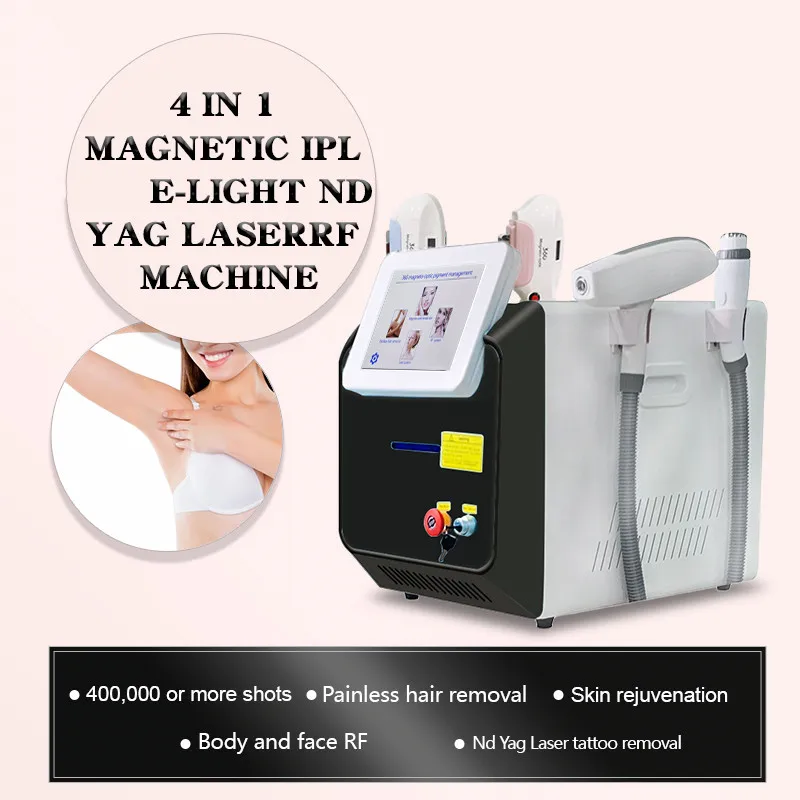 4 in 1 360 Magneto OPT SR+IPL+Picosecond Laser Hair Tattoo Removal NDYAG Laser 532nm 1064nm 1032nm RF Skin Rejuvenation Beauty Machine - Image 2