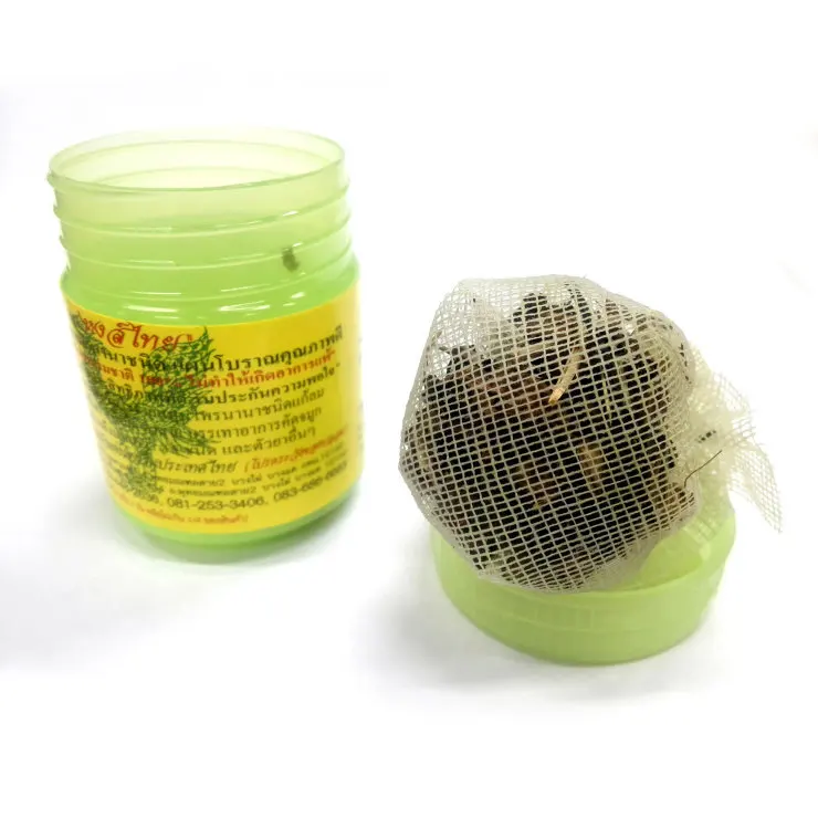 4 Pieces Thai Herbal Inhalant Inhaler, Hong Thai Traditional , Nose flow carsick refreshing Refreshing Essences - Image 2