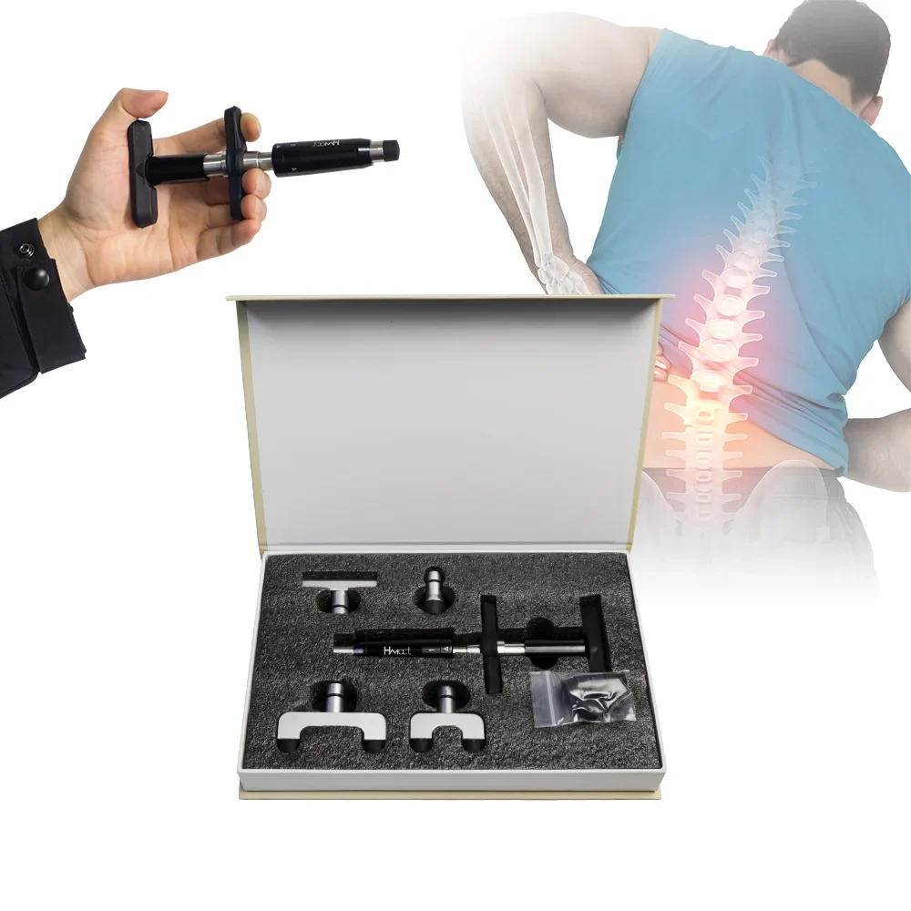 400N Black Portable Manual Chiropractic Activator Adjusting Tool Chiropractic Impulse Gun Quiropraxia Instrumentos - Image 5