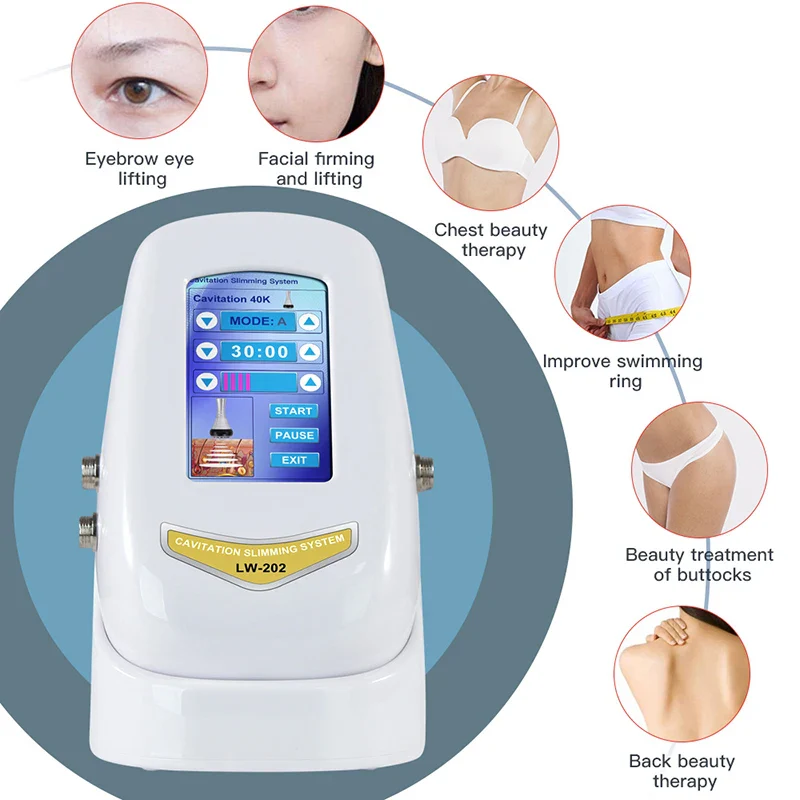 40KHZ 4IN1 Cavitation Ultrasonic Body Slimming Machine RF Beauty Device Facial Massager Skin Tighten Face Lifting Vacuum Suction - Image 4