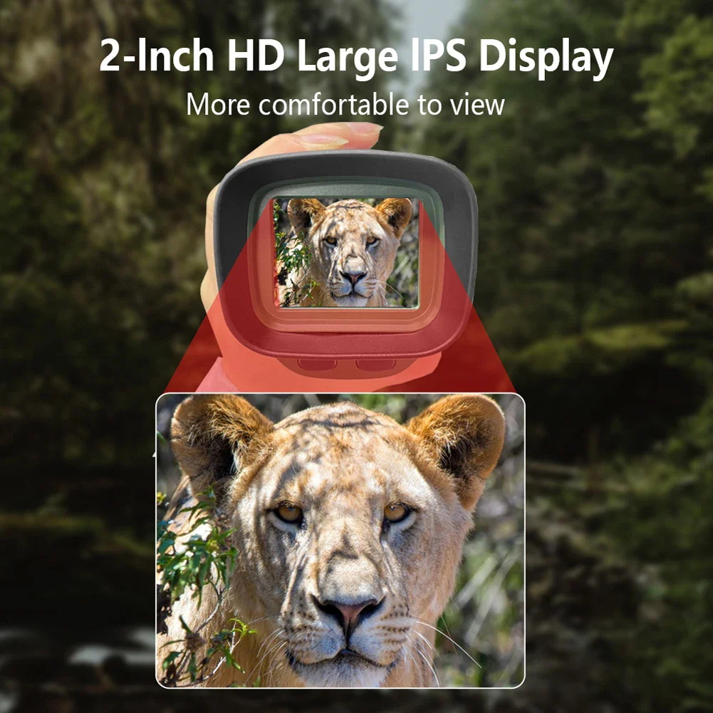 40MP 2.5K Infrared Telescope Digital Night-Vision Monocular 984ft Night-Vision Distance 6X Optical Magnification 8X Digital Zoom - Image 4