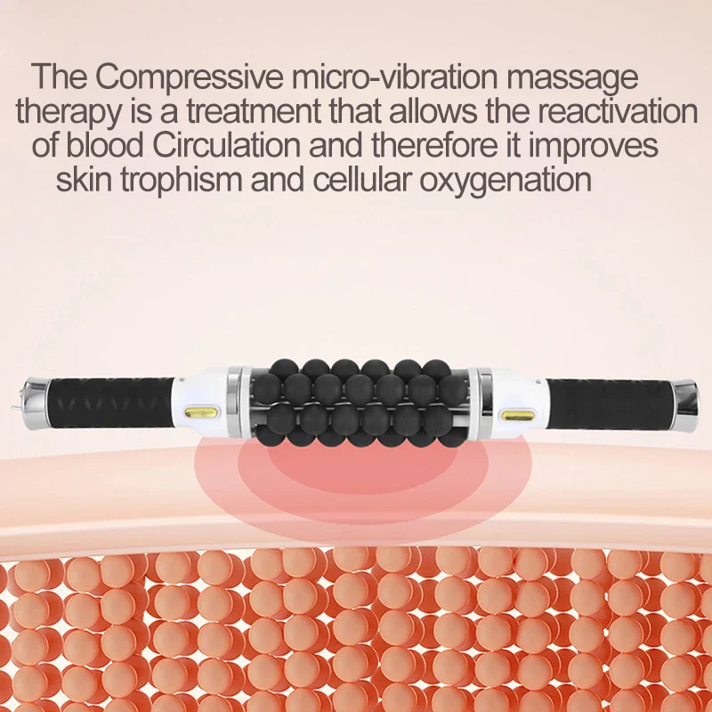 40W Electric Roller for Muscle Body Relaxing High Frequency Rolling Massage Fitness Anti-Cellulite Slimming Machine for Women - Image 2