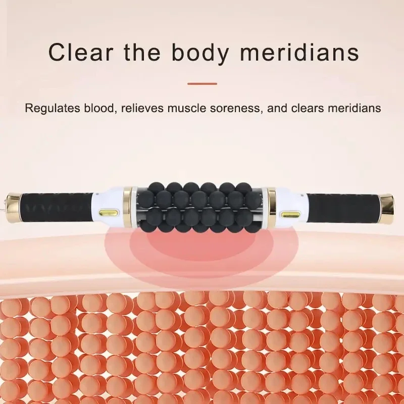 40W Electric Roller For Muscle Body Relaxing High Frequency Rolling Massage Fitness Anti-Cellulite Slimming Machine For Women - Image 5