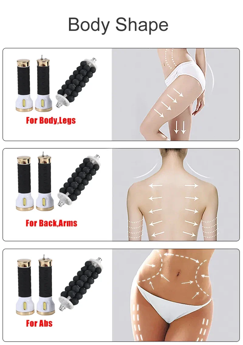 40W Electric Roller For Muscle Body Relaxing High Frequency Rolling Massage Fitness Anti-Cellulite Slimming Machine For Women - Image 6