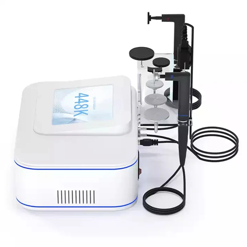 448KHz CET RET Tecar Physical Therapy Physiotherapy Diathermy Pain Management Machine - Image 3