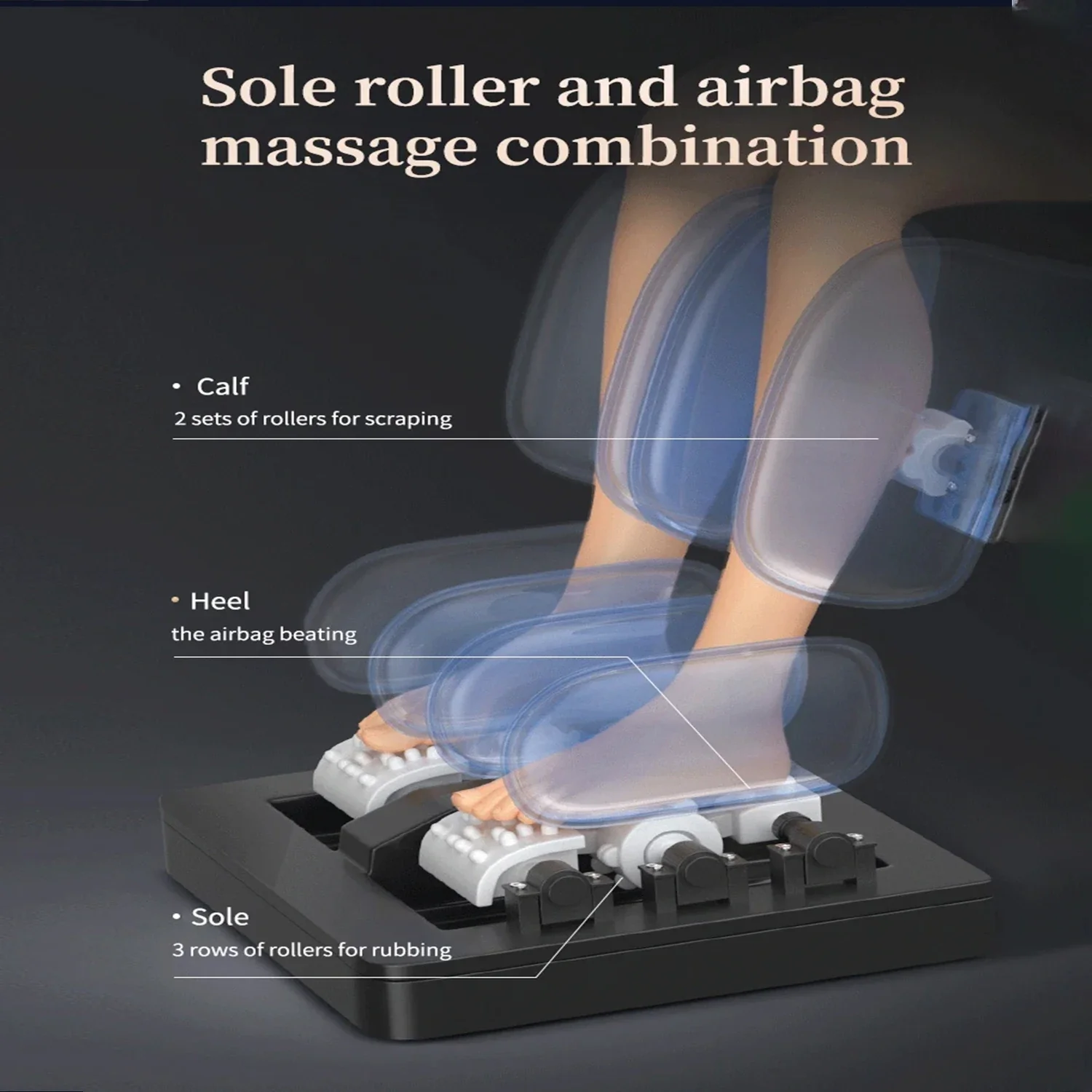 4D SL Airbag Zero Gravity full body Massage Chair Home 3D Office Electric Leg Lift Office Chair Massage Sofa - Image 5
