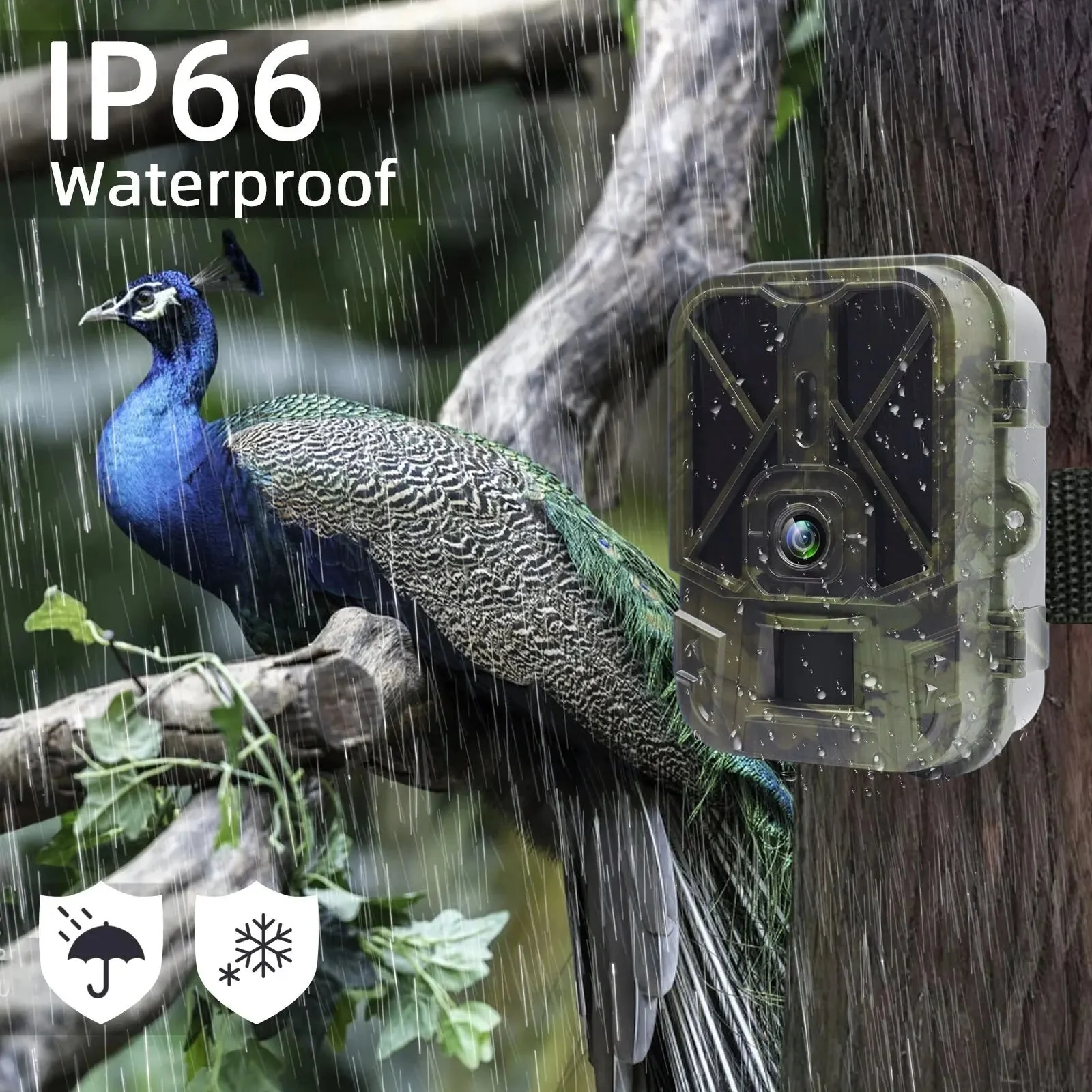 4G LIVE Video Hunting Trail Camera 10000mah Lithium Battery Cellular Camera 36MP4K Wireless APP Cloud Service IR Night Vision De - Image 5