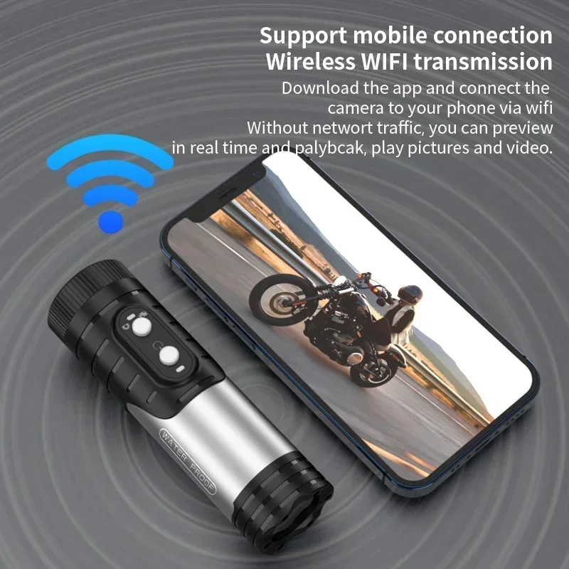 4K WIFI Action Camcorder Motorcycle Bike Helmet Camera Outdoor Waterproof Sport Cam Action Cam Car DVR Video Recorder Dash Cam - Image 6