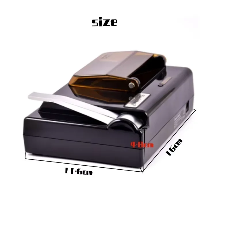 5.5/6.5/8mm Tube Electric Cigarette Rolling Machine with Tray HK-2 Automatic Tobacco Roller Filling Maker Smoking Accessories - Image 2