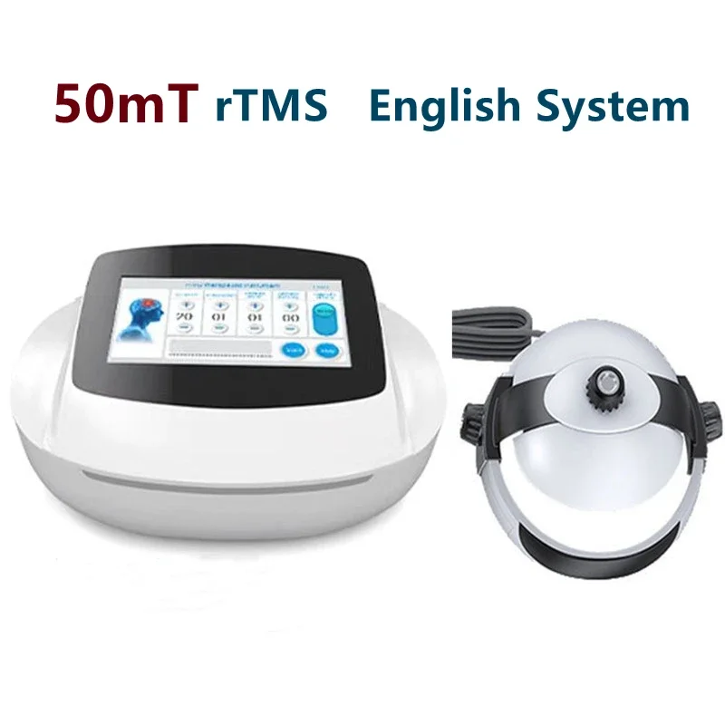 50mT English Machine Stroke Depression Parkinson Alzheimer autistic children Repetitive Transcranial Magnetic Stimulator rTMS - Image 8
