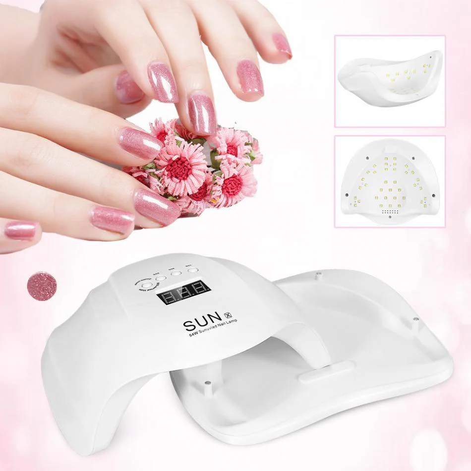 54W SUN X UV LED Nail Lamp Dryer Manicure Machine 36 LEDs Nail Dryer Lamp for Nail Gel Polish Drying Curing with Smart Sensor - Image 3