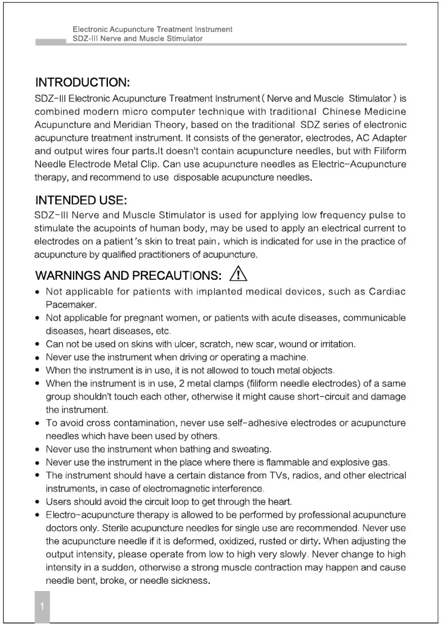 6 Channels Hwato sdz-iii Low-Frequency Electro Acupuncture Stimulator Acupuncture needle for Nerve and muscle - Image 18