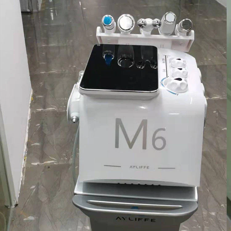 Newest Intelligent 6 IN 1 Facial Hydra Oxygen Microdermabrasion Deep Skin Cleaning Skin Rejuvenation Beauty Machine H2O2 - Image 4