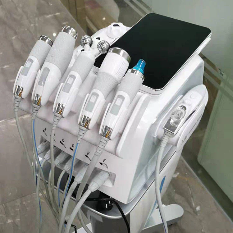 Newest Intelligent 6 IN 1 Facial Hydra Oxygen Microdermabrasion Deep Skin Cleaning Skin Rejuvenation Beauty Machine H2O2 - Image 5