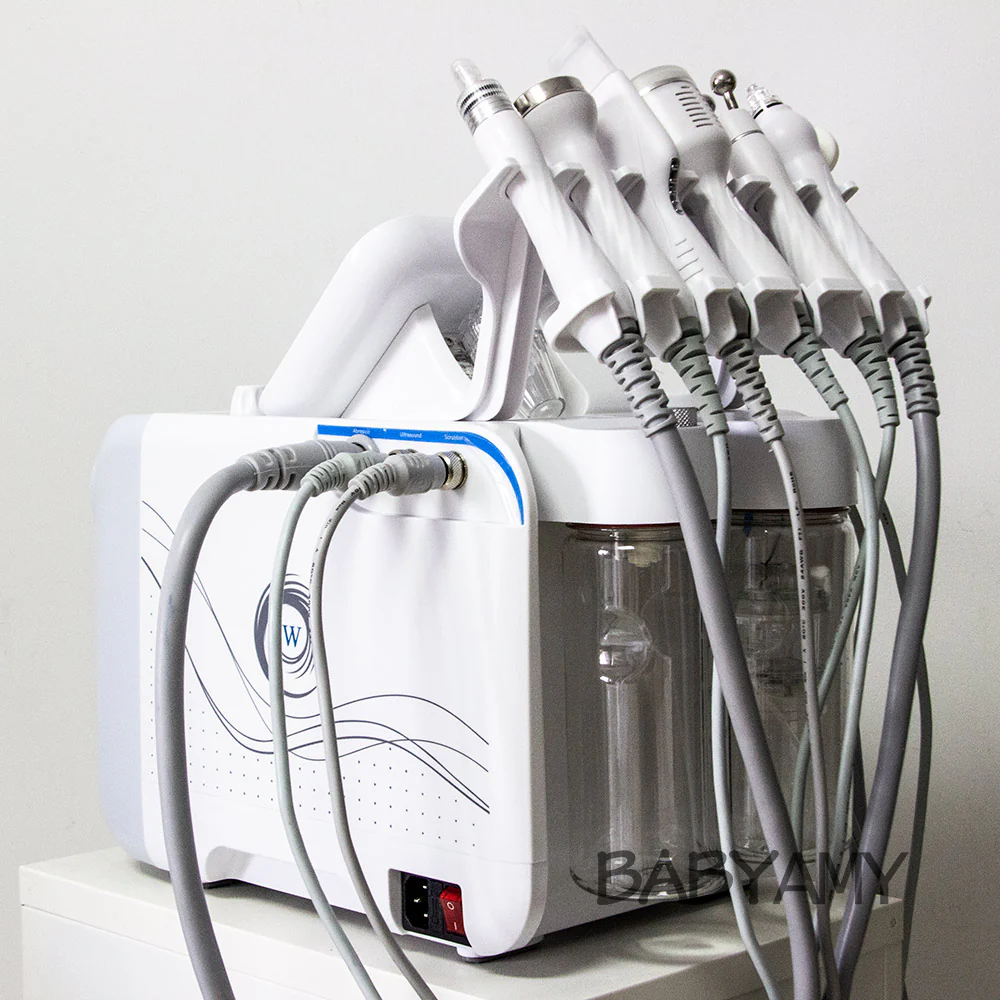 6 In 1 H2O2 Water Oxygen Jet Peel Hydra Beauty skin Cleansing Hydro Dermabrasion Hydra facial Machine Water Aqua Peeling - Image 10