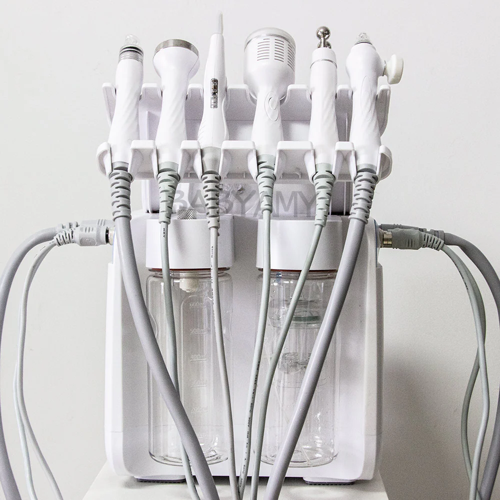 6 In 1 H2O2 Water Oxygen Jet Peel Hydra Beauty skin Cleansing Hydro Dermabrasion Hydra facial Machine Water Aqua Peeling - Image 9
