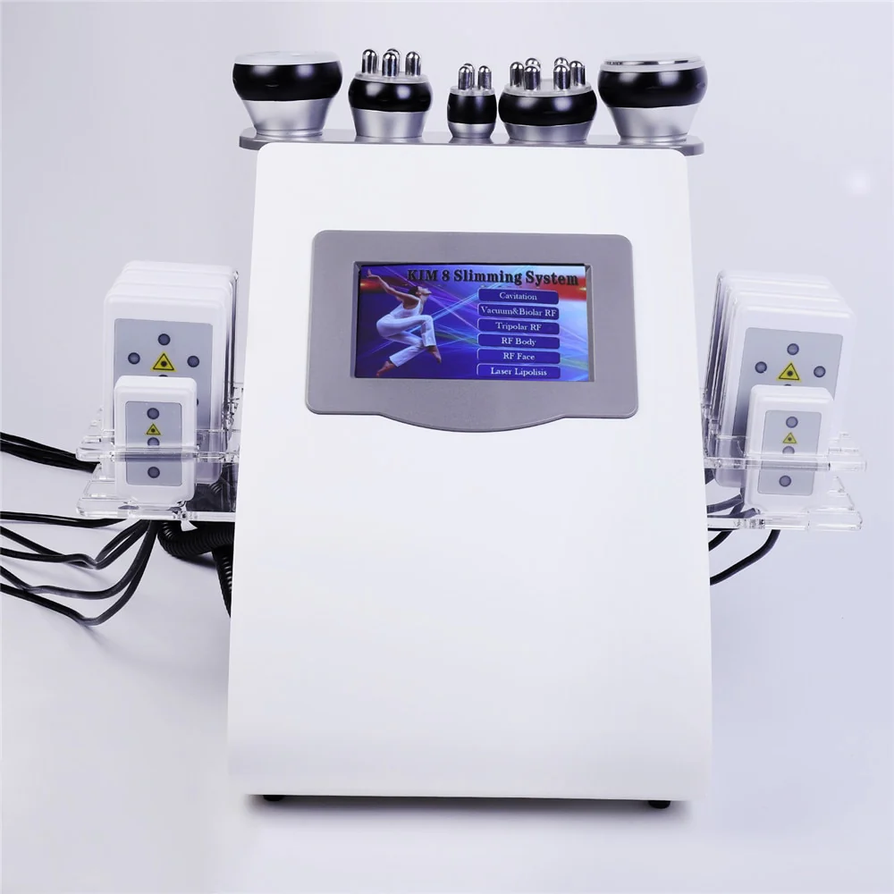 6 in 1 Vacuum Laser Radio Frequency RF 40K Cavi Lipo Slimming Ultrasonic Liposuction Cavitation Machine For Spa - Image 3