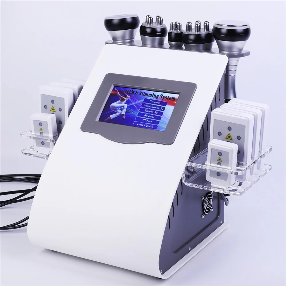 6 in 1 Vacuum Laser Radio Frequency RF 40K Cavi Lipo Slimming Ultrasonic Liposuction Cavitation Machine For Spa - Image 4