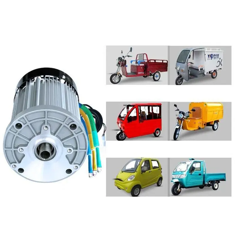 60V/72V 3000W 4600RPM permanent magnet brushless DC motor differential speed electric vehicles, machine tools, DIY Accessories Y - Image 2