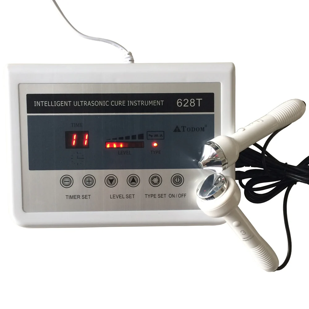 628T 2 in 1 Ultrasound Machine Ultrasonic Facial Skin Care Body Pain Relief Therapy Wrinkle Removal Home Beauty Device - Image 2