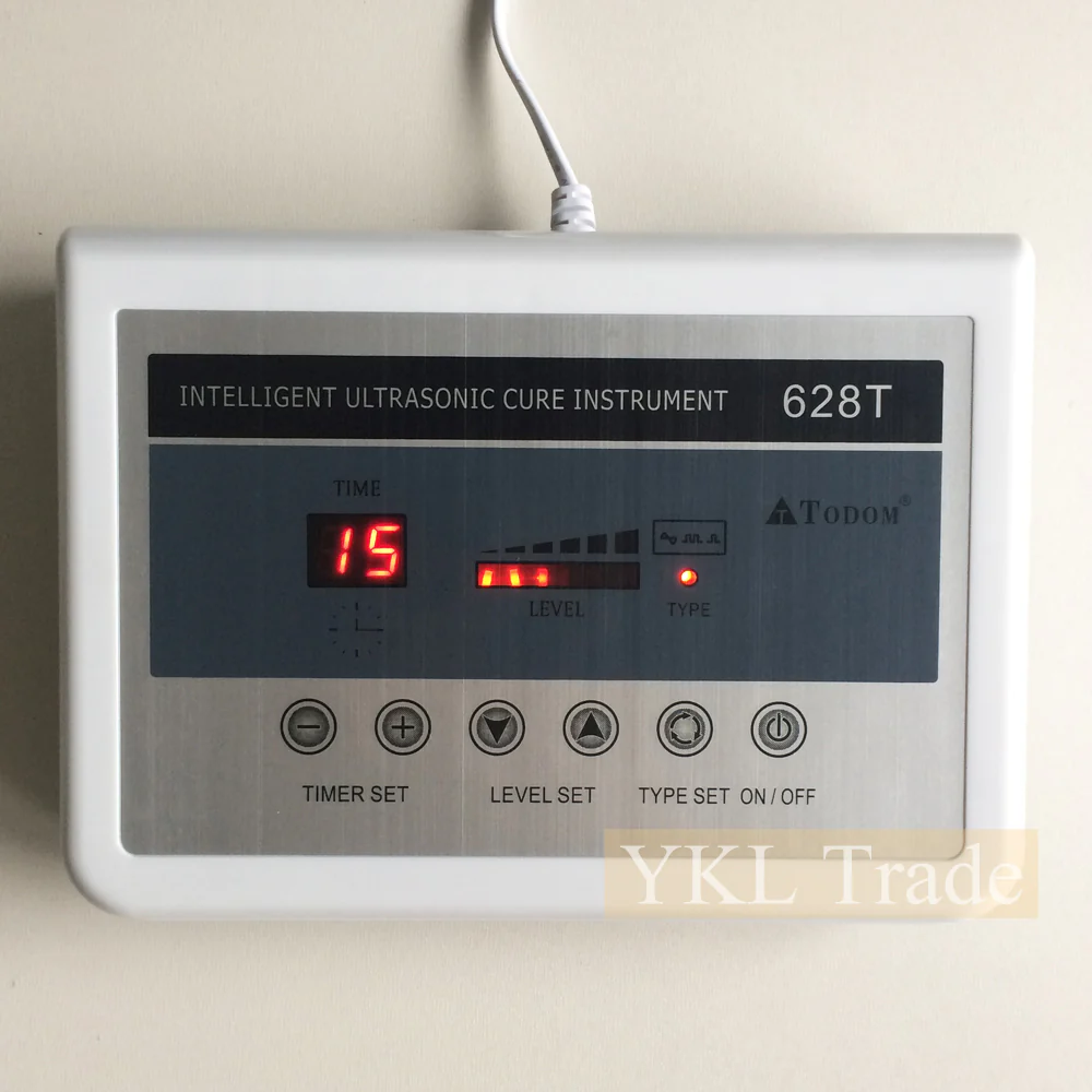 628T 2 in 1 Ultrasound Machine Ultrasonic Facial Skin Care Body Pain Relief Therapy Wrinkle Removal Home Beauty Device - Image 4