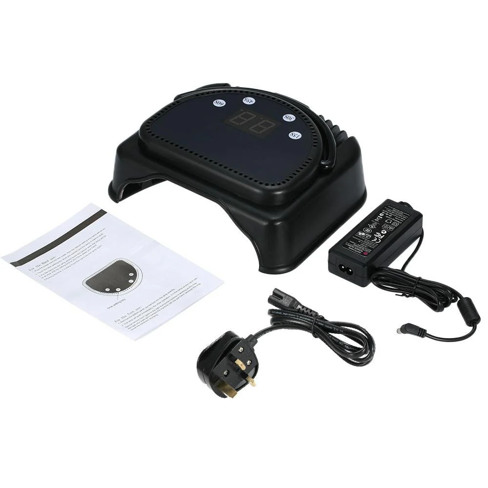 64W Nail Dryer 32pcs Powerful LED Lamp Gel Polish Curing Nail Machine With Lifting Handle Touch Sensor LCD Screen Timer Setting - Image 4