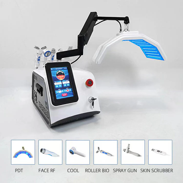 7 Color PDT LED Red Light Therapy Machine Multifunctional Beauty Equipment Face Skin Rejuvenation Hydra Facial Acne Wrinkle LED Facial SPA Light Led Lamp - Image 2