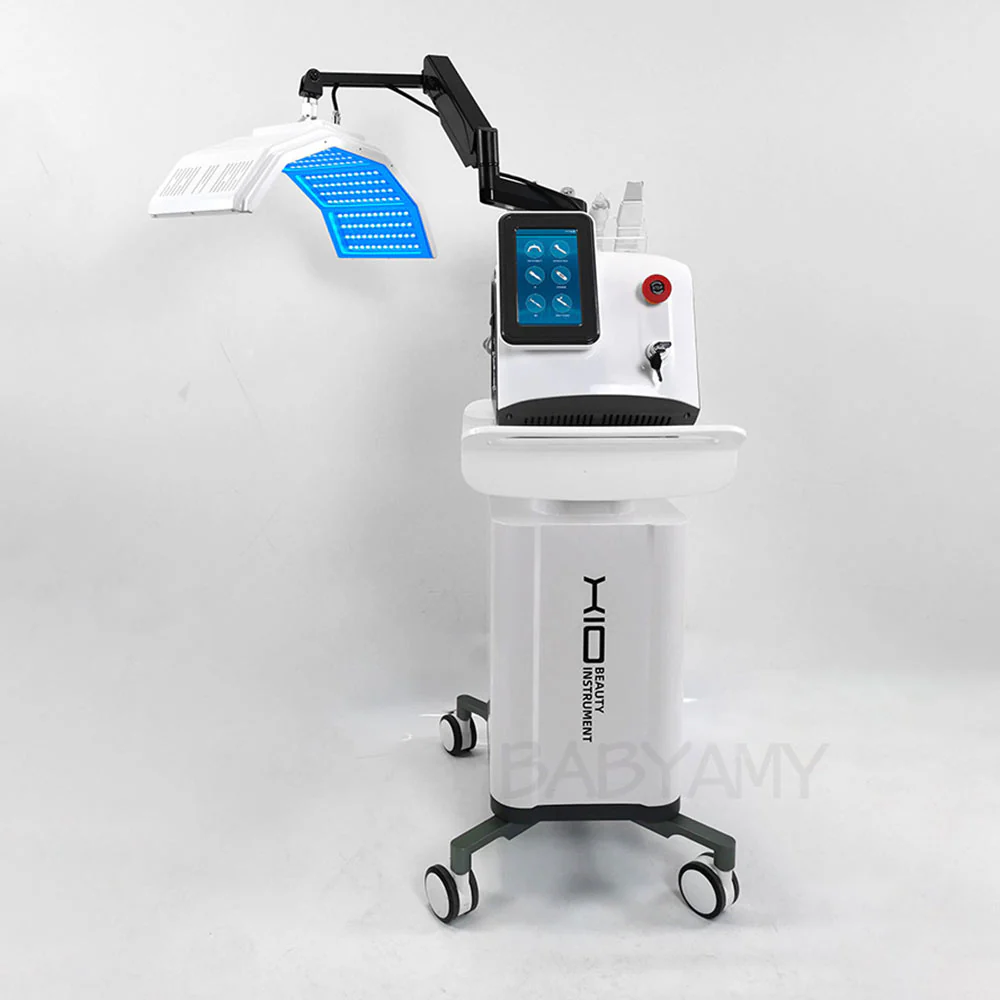 7 Color PDT LED Red Light Therapy Machine Multifunctional Beauty Equipment Face Skin Rejuvenation Hydra Facial Acne Wrinkle LED Facial SPA Light Led Lamp - Image 3