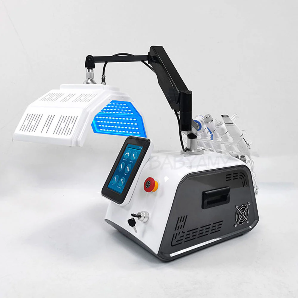 7 Color PDT LED Red Light Therapy Machine Multifunctional Beauty Equipment Face Skin Rejuvenation Hydra Facial Acne Wrinkle LED Facial SPA Light Led Lamp - Image 4