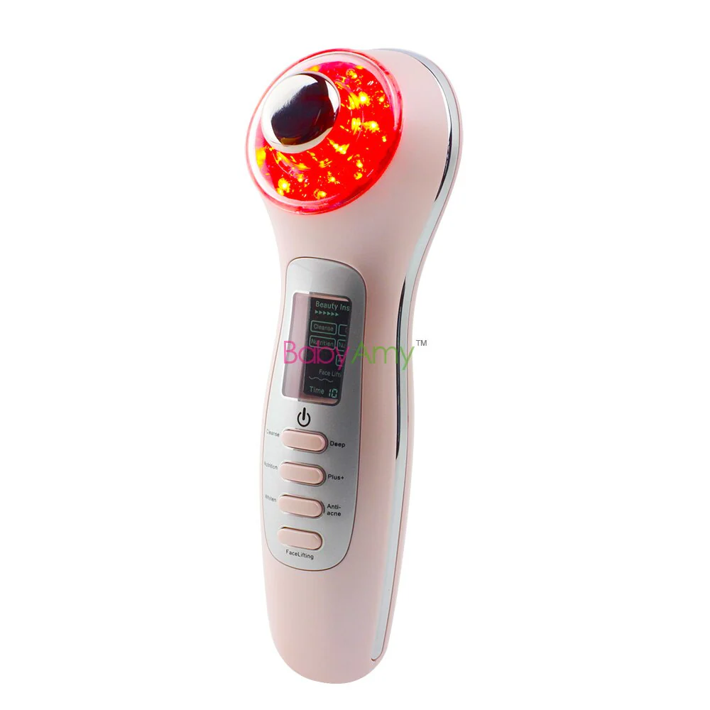 7 IN 1 3MHZ High Frequency Galvanic Ultrasonic Photon.EMS Microcurrent Face Lifting Machine.Led Rejuvenation Skin Beauty Care - Image 3