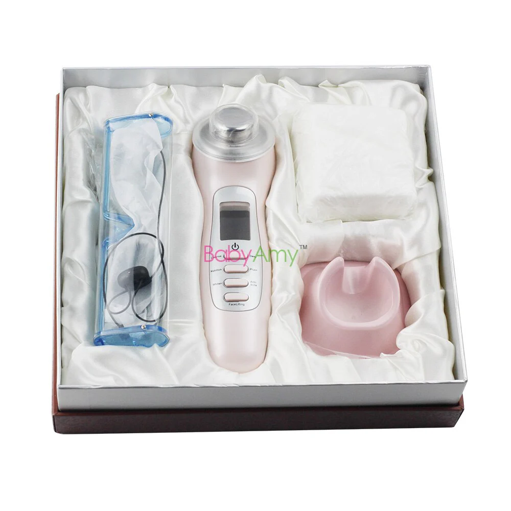 7 IN 1 3MHZ High Frequency Galvanic Ultrasonic Photon.EMS Microcurrent Face Lifting Machine.Led Rejuvenation Skin Beauty Care - Image 6