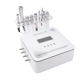 Multi 7 O2 7 in 1 diamond microdermabrasio Micro-current face lifting machine skin whitening wrinkle removal Oxgen jet skin care machine - Image 2