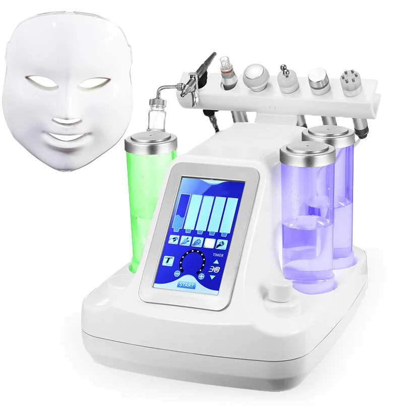 7 in 1 Vacuum Face Cleaning Dermabrasion Hydra Facial Machine Water Oxygen Jet Peel Massage Skin Care Machine RF Beauty Device - Image 7