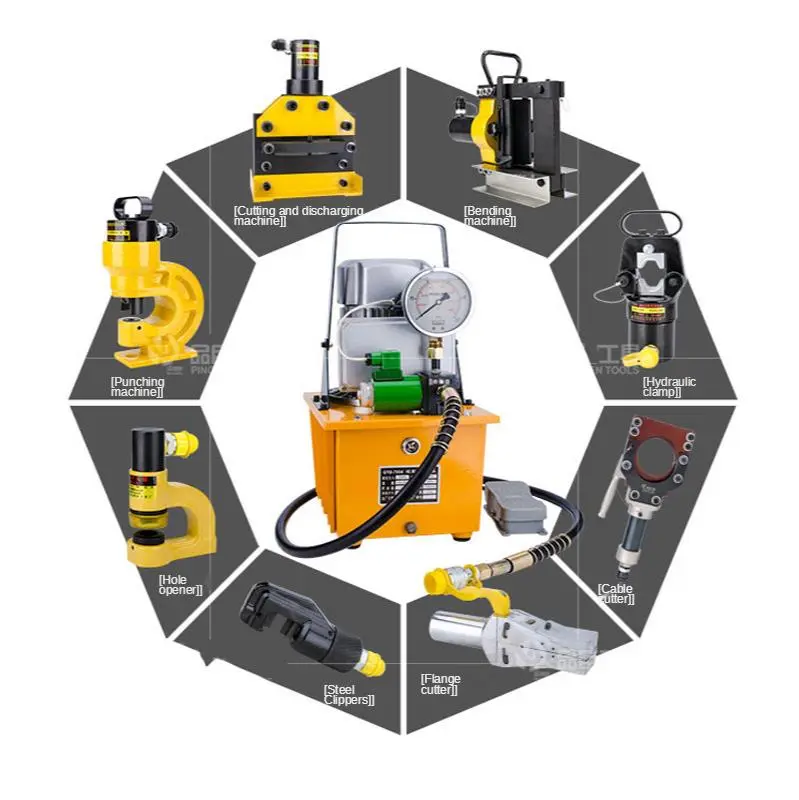750W Electric Hydraulic Pump Ultra High Pressure Electric Pump Hydraulic Oil Station High Pressure Oil Pump - Image 5