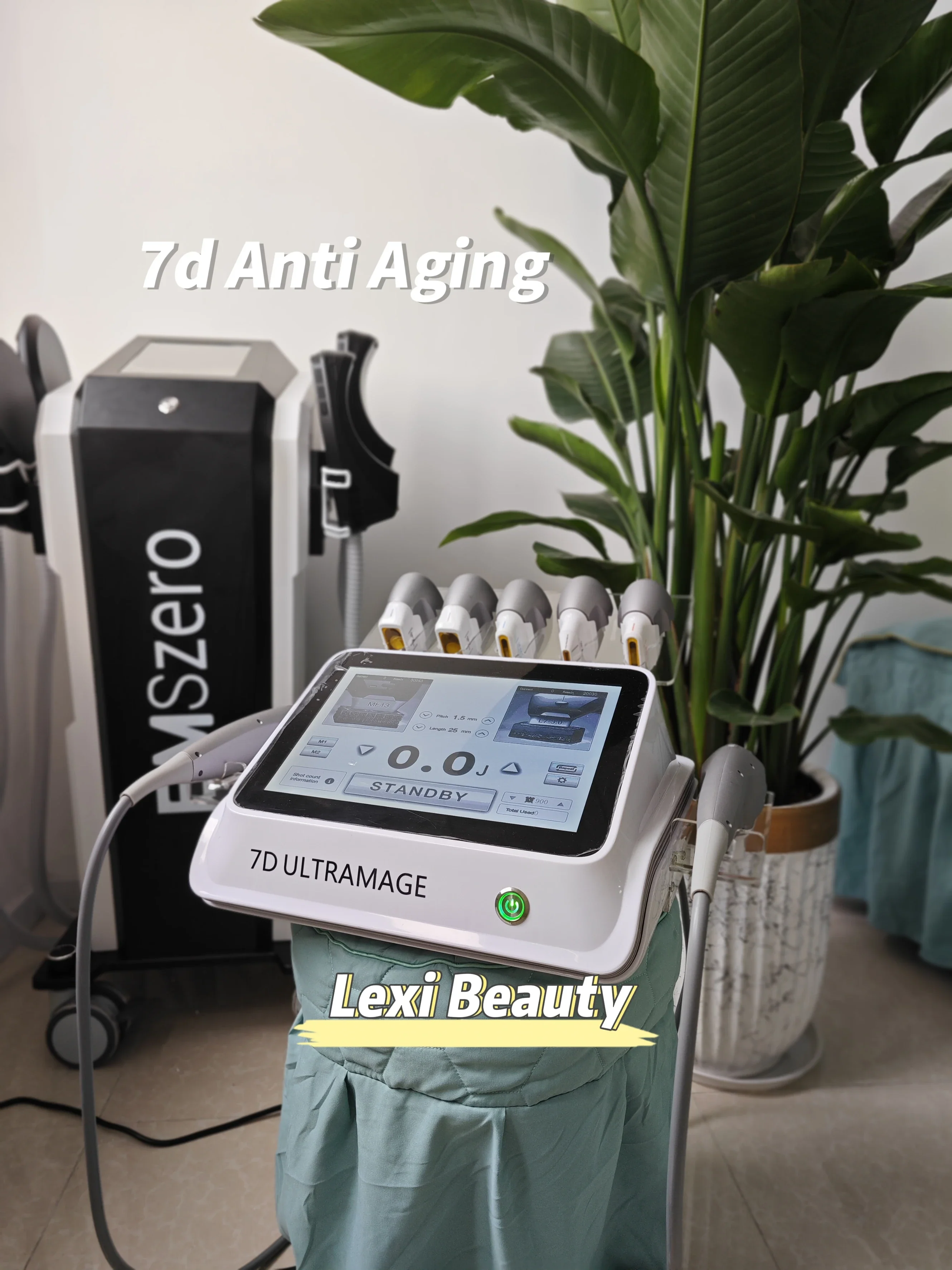 Newest 7D ULTRAMAGE HIFU Face Lifting Anti-wrinkle Fat Removal Machine Body Face 7 Head 30000 ShotsTreatment Effective - Image 3