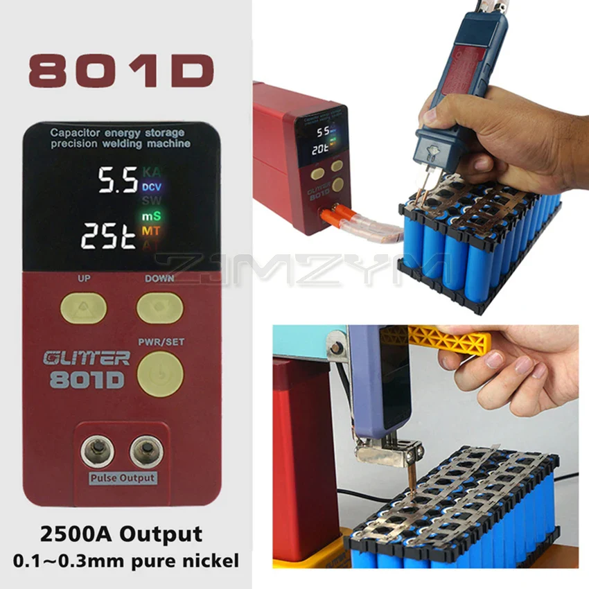 801D Spot Welder Household DIY Handheld Capacitor Energy Storage 18650 Battery Spot Welding Machine Mobile Phone Battery Repair - Image 4