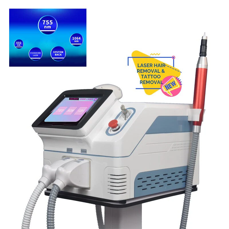 808nm Diode Laser Hair Removal Machine 755nm 1064nm Picosecond Laser Tattoo Removal Machine Ice Platinum Xl 1600W - Image 6